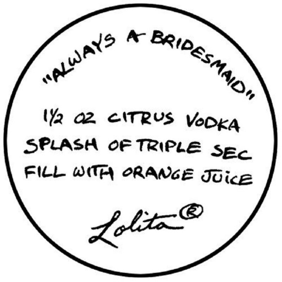 *LOLITA BRIDESMAID MARTINI GLASS with GIFT BOX NEW - Picture 2 of 3